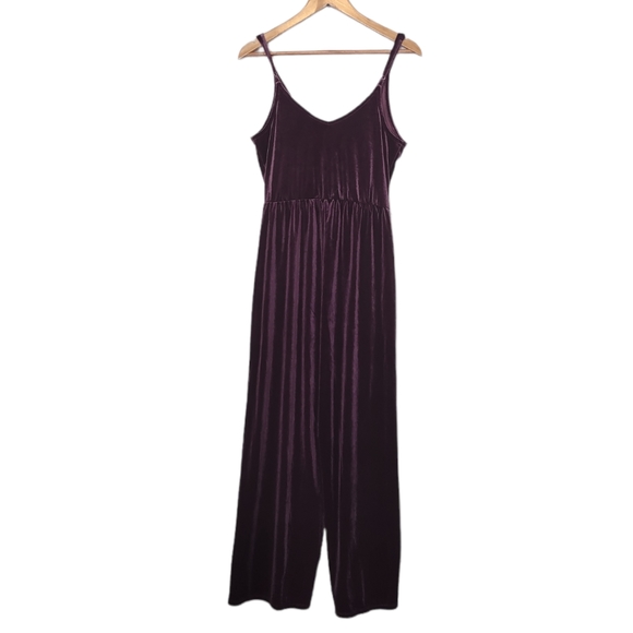 Wild Fable Velvet V-Neck Sleeveless Jumpsuit Size S - Picture 5 of 12